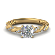 Twisted Vine Engagement Ring